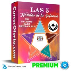 Las 5 heridas de la infancia o del alma y su sanación en 3 niveles de Nacidos Para Brillar LLC