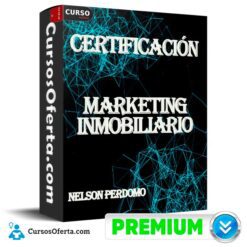 Certificación internacional en marketing digital inmobiliario de Nelson Perdomo